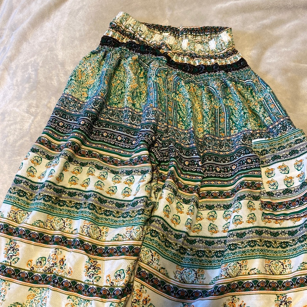 Women’s colourful rayon pants made in Indonesia size S/M